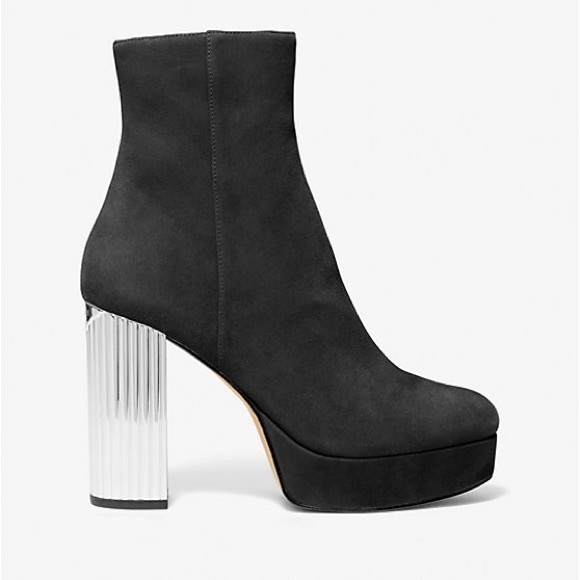 Michael Kors Porter Suede platform boots sz.8 - Picture 3 of 4